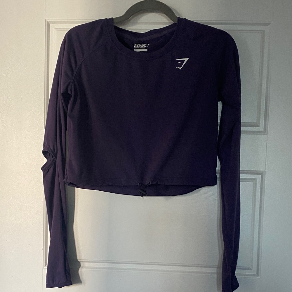 Gymshark Dark Purple Long Sleeve Top